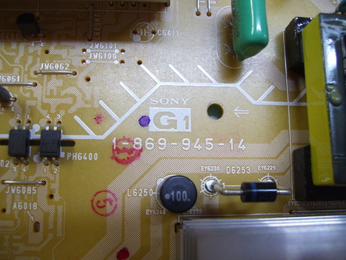Sony KDL-46XBR2 G1 Power Supply Board 1-869-945-14 / A1217644E
