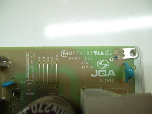 Toshiba 47HL167 Power Supply Board MPF4307 / PCPF0165 / 75004095