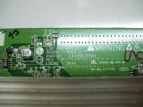 LG 50PG20-UA Z-Sustain Board EAX39635501 / EBR38374505