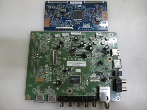 JVC EM65FTR Main & T-Con Board Set 0171-2271-5397 /  3665-0072-0150 & T650HVJ02.0 / 5565T07C13