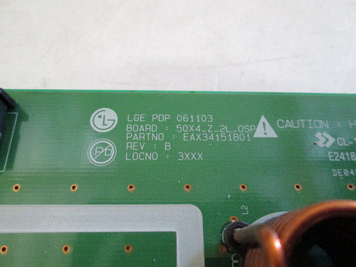 LG 50PC5D-UC Z-Sustain Board EAX34151701 / EBR36906701