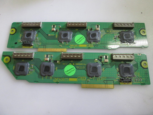 Panasonic TH-42PD60U Buffer Board Set TNPA3874 & TNPA3875