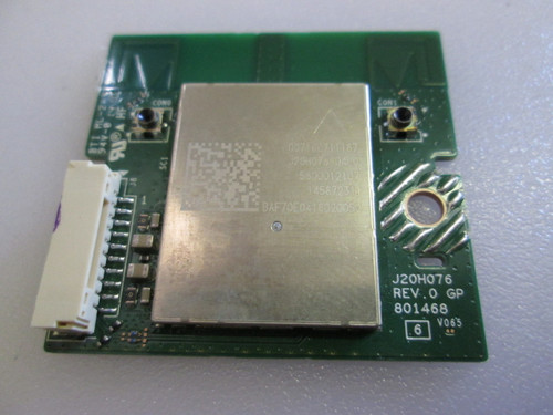 This Sony 1-458-723-11 J20H076 Wifi Module is used in KDL-40W600B. Part Number: 1-458-723-11, Board Number: J20H076. Type: LED/LCD, Wifi Module, 40"-65"