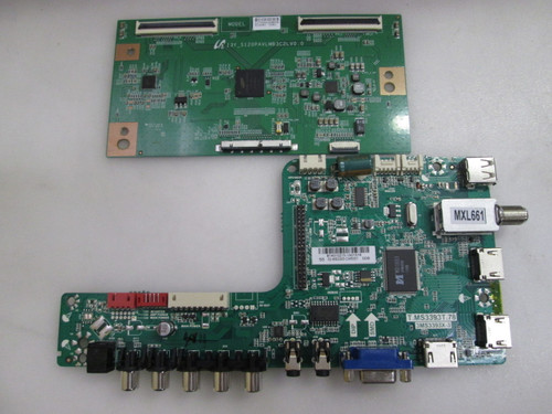 Sanyo DP55D44 Main & T-Con Board Set 13Y_S120PAVLMB3C2LV0.0 & T.MS3393T.78 / B14010215 & LJ94-27996G