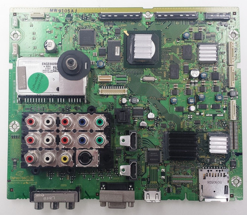 This Panasonic TNPH0786AJ Main BD is used in TC-P50PS14. Part Number: TNPH0786AJ. Type: Plasma, Main Board, 50"