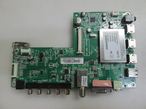This Sharp 756XDCB01K071|715G5829-M01-005-004K Main BD is used in LC-39LE35IU. Part Number: 756XDCB01K071, Board Number: 715G5829-M01-005-004K. Type: LED/LCD, Main Board, 39"