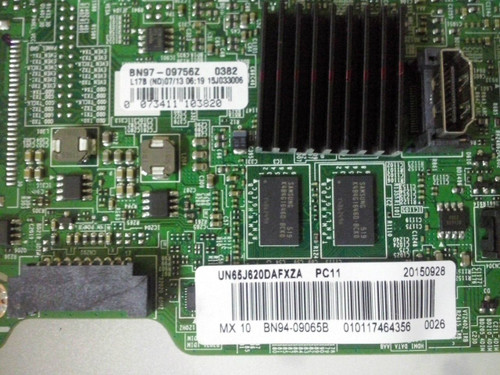 SAMSUNG UN65J620DAF MAIN BOARD BN94-09065B / BN97-09756Z (MXBN94-09065B)