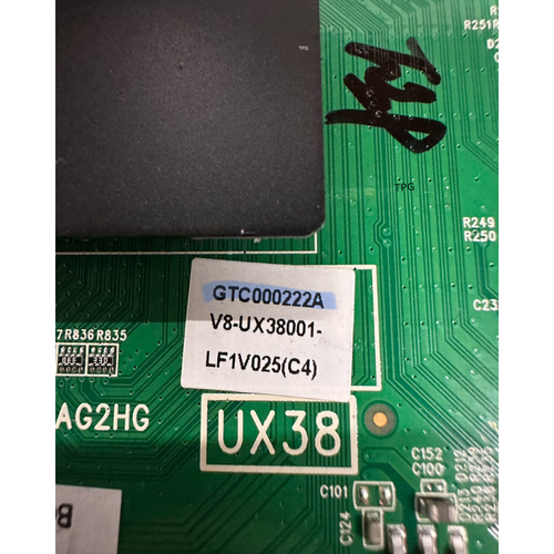 V8-UX38001-LF1V025 TCL 55FS3750 Main Board GTC000222A  / 40-UX38NA-MAG2HG