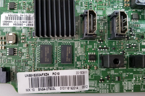 SAMSUNG, UN58H5202AFXZA, MAIN BOARD, BN94-07903L, BN97-08929A, BN41-02275A
