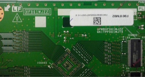 SHARP, LC-60LE847U, T-CON BOARD, DUNTKF961FM02, XF961WJZZ, QPWBXF961WJZZ
