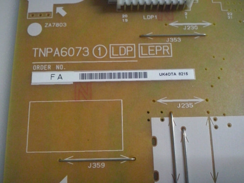 PANASONIC, TC-55CS550U, SUB POWER BOARD, TNPA6073,