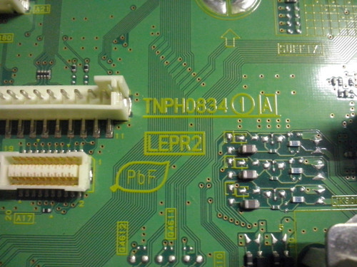 PANASONIC, TC-P46G25, MAIN BOARD, TNPH0834, TNPH0834