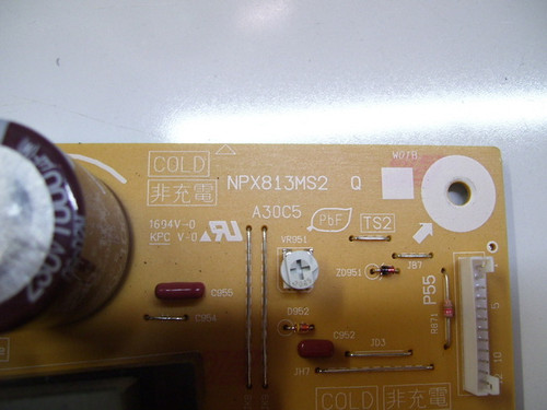 PANASONIC, TC-P58VT25, SUB POWER BOARD, ETX2MM812MDS, NPX813MS2
