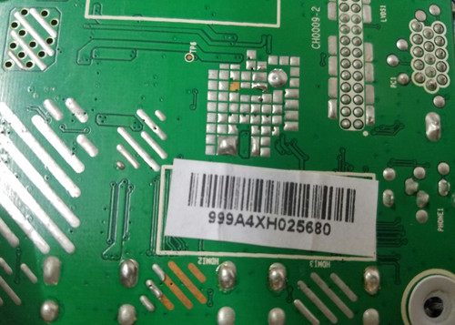 CHANGHONG LED32YC1600UA MAIN BOARD/POWER SUPPLY 999A4XH0 / JUC7.820.00103445