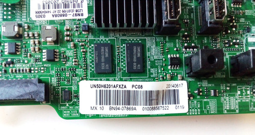 Samsung UN50H5203 Main Board BN41-02245A / BN97-08808A / BN94-07869A