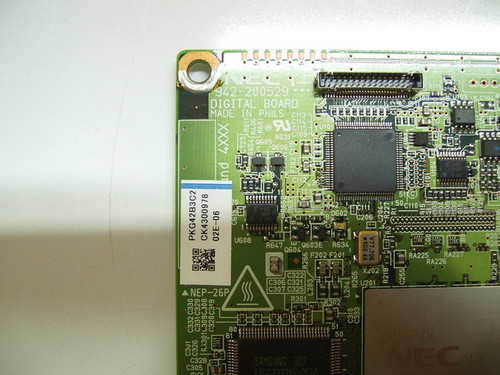 NEC, PX-42VP4PG, DIGITAL BOARD, PKG42B3C2, 942-200529
