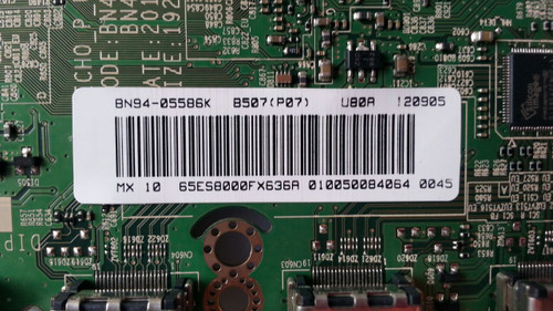 SAMSUNG, UN65ES8000FXZA, MAIN BOARD, BN94-05586K, BN97-06531X, BN41-01800B

