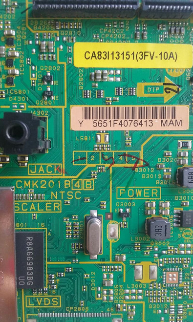 TV LCD 40" ,HITACHI, L40A105, TERMINAL BOARD, CA83I13151, CMK201B
