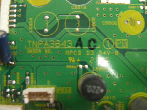 PANASONIC,TH-37PX50U,CIRCUIT BOARD,TNPA3643AC,TNPA3643
