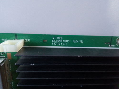 LG, MU-60PZ12VA, MAIN BOARD, 6871VMMB78A, 6870VM0312B(3)