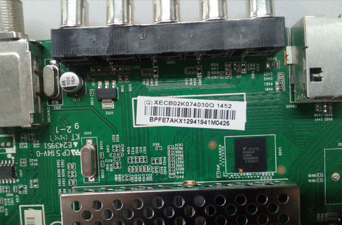 VIZIO, E32H-C1, MAIN BOARD, 756TXECB02K074, 715G7114-M01-000-004K
