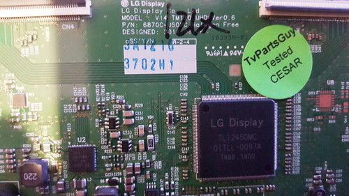 LG 49UB8200 TCon Board 6870C- 0502C / 6871L-3702H