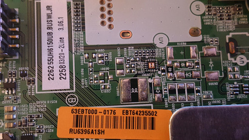 LG 55UH6150 Main Board EAX66882503 / EBT64235502