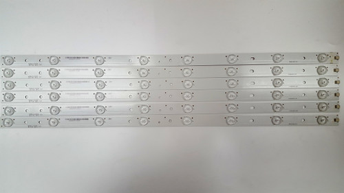 Vizio E60-C3 LED Light Strips half Set of 6  E600DLB030-007