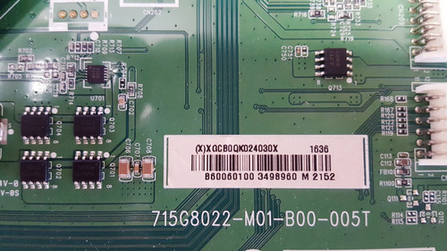 Vizio M60-D1 Main Board 715G8022-M01-B00-005T / 756TXGCB0QK024