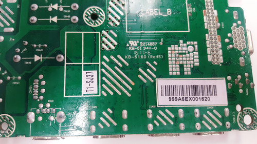 Hitachi LE43A6R9 Main Board / Power Supply Board JUC7.820.00134877 / 999A6EX0
