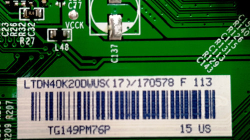 Hisense 40H5 Main Board RSAG7.820.5644/ROH / 170578