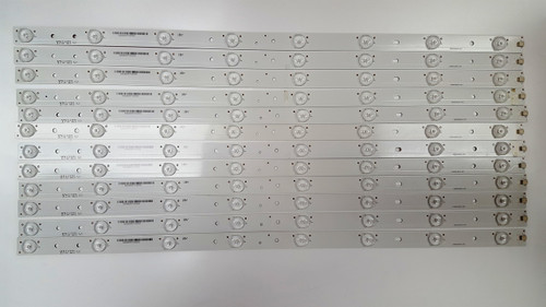 NEW!  Vizio E60-C3 LED Light Strips Complete Set of 12 E600DLB030-007