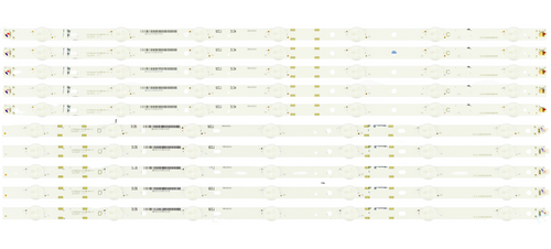 Vizio E55-D0 IC-D-VZAA55D697A/B LED Backlight Strips Complete Set (10)