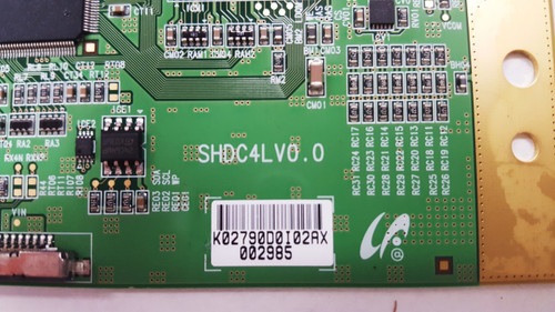 NEC X462UN L468TP TCon Board SHDC4LV0.0 / LJ94-02790D