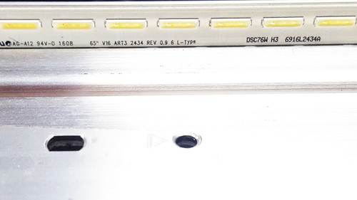 LG 65UH6550 LED Light Strips in metal casing 6922L-0193A / 6916L-2434A & 6916L-2435A