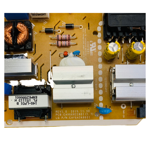 LG 49LW560H-UA Power Supply Board EAX66822801 / EAY64348601