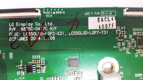 LG 55EC9300-UA.AUSWLJR TCon Board 6870C-0477C / 6871L-4007F