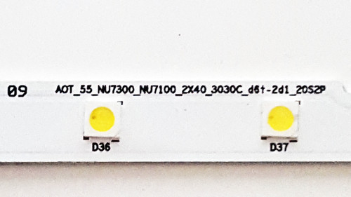 Samsung UN55NU7100  LED Light Strips Set of 2 BN96-45913A