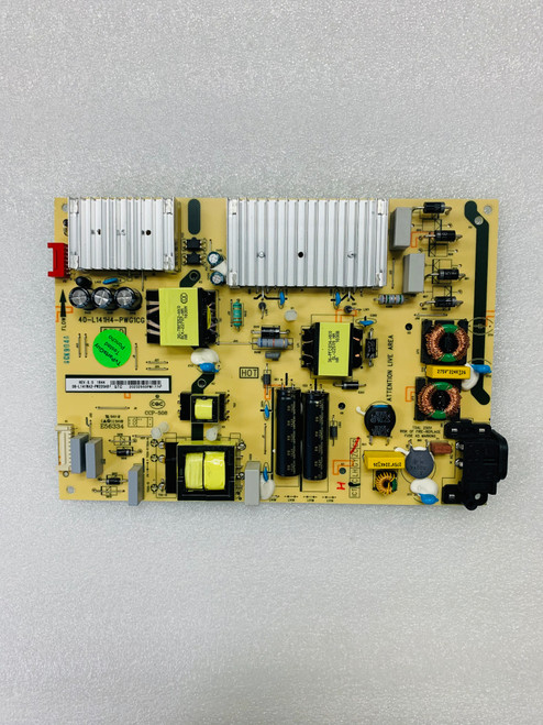 TCL 55S405 Power Supply Board 40-L141H4-PWG1CG / 08-L141WA2-PW220AB