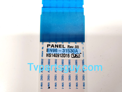 Samsung UN40H5500AF Main Board to TCon Board LVDS Ribbon Cable BN96-31530A