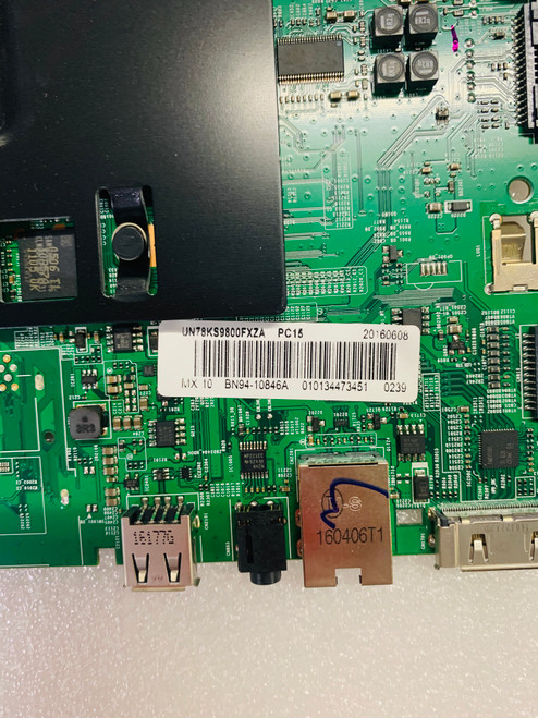 Samsung UN78KS9800F Main Board BN41-02505A / BN97-10674A / BN94-10846A