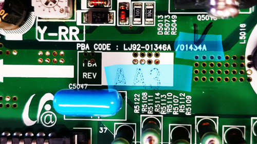 Samsung Y-Sustain Board & Buffer Board Set LJ92-01434A & LJ92-01344B