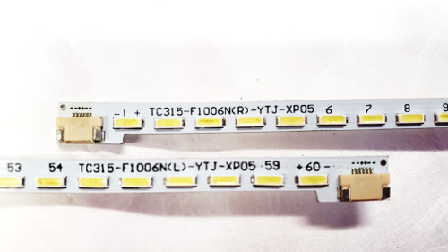 JVC LT-32PM74P LED Light Strips Complete Set of 2 TC315-F1006N(R)-YTJ-XP05 & TC315-F1006N(L)-YTJ-XP05