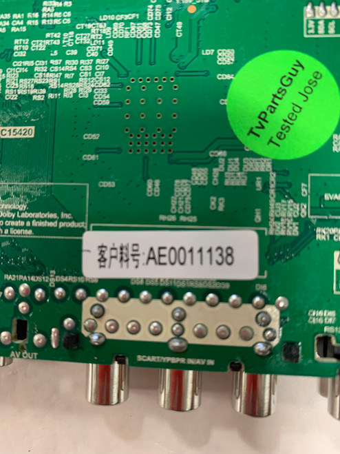RCA RTU6050 Main Board TP.MS3458.PC757 / AE0011138