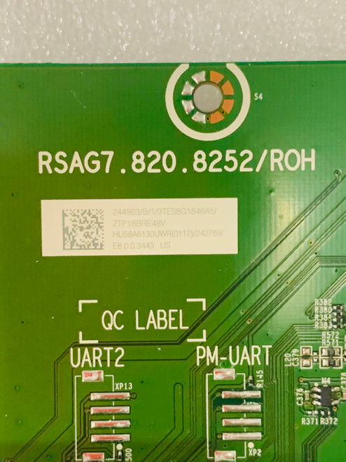 Sharp LC-58Q7330U Main Board RSAG7.820.8252/ROH / 244863 / 242789