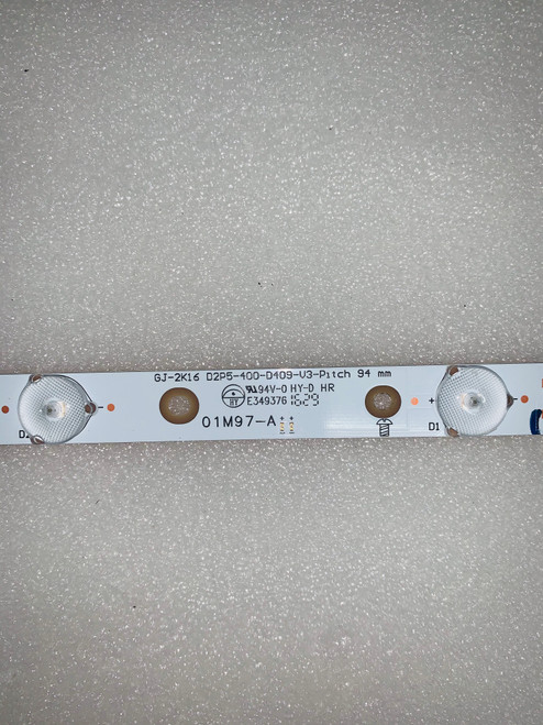Vizio E40f-F1 LED Light Strips set of 4 GJ-2K16 D2P5-400-409-V3-Pitch