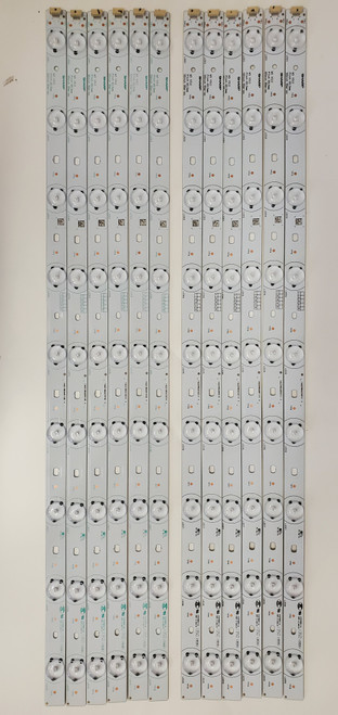 RCA LED55C55R120Q LED Light Strips Complete Set of 12 WS V3.0 Pitch 65.5mm 55inch 9Series / E227809