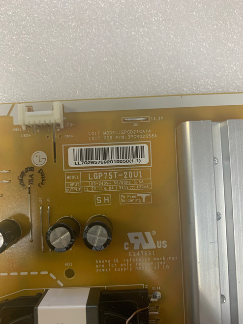 EAY65769201 LG Power Supply Board EAX69063801