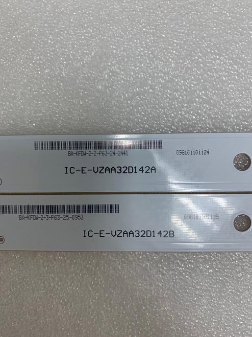 Vizio E320-A0 LED Light strips Set of 2 IC-VZAA32D142A/B