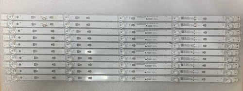 Hitachi C55M6 LED Light Strips Set of 10 30355005214T & 30355005215T